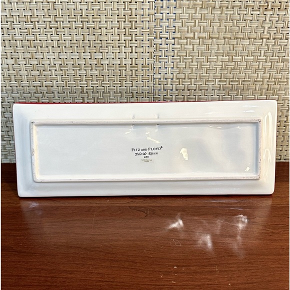 🎄🌟2xHP🌟2008 Fitz & Floyd Christmas Yuletide Kitten Ceramic Tidbit Tray - Picture 4 of 6